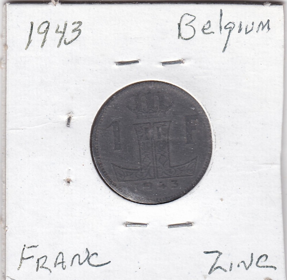 1943 Belgium Franc