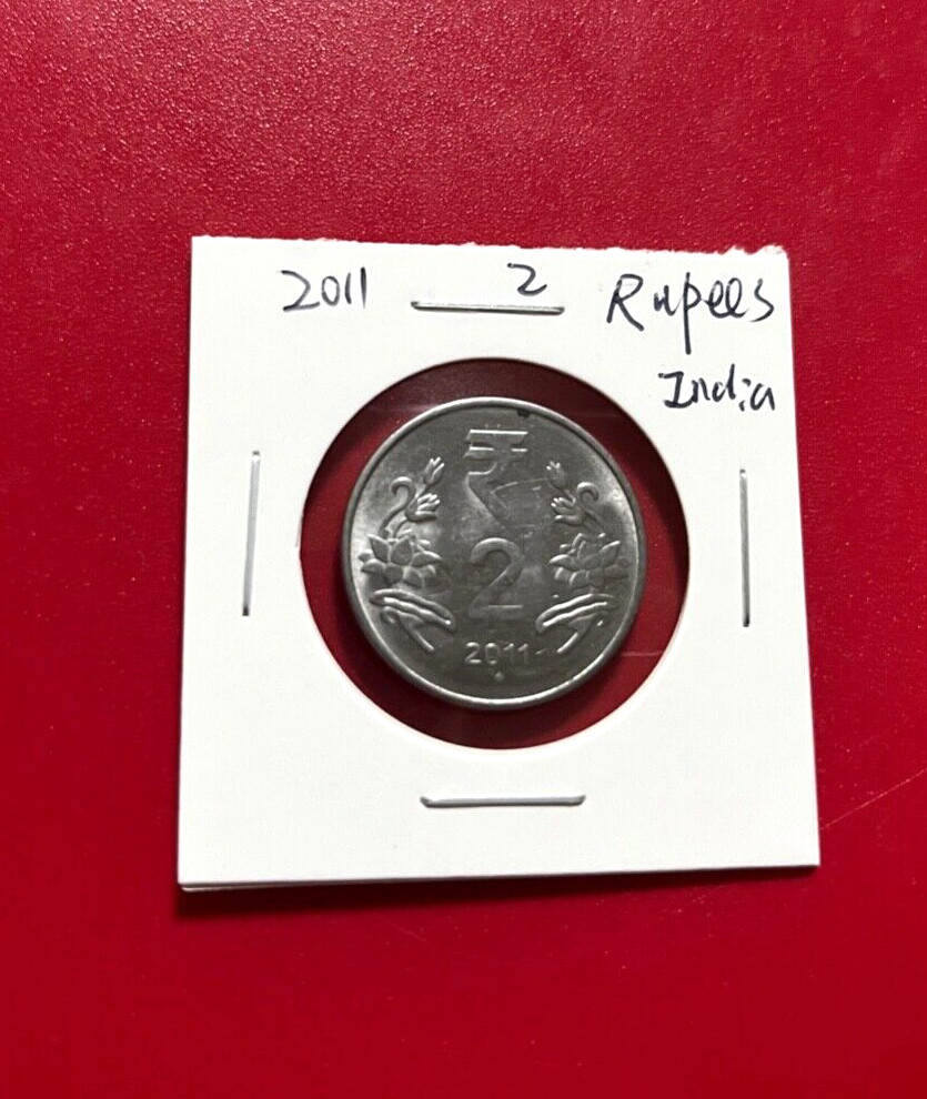 2011 INDIA 2 RUPEES COIN - NICE WORLD COIN !!!