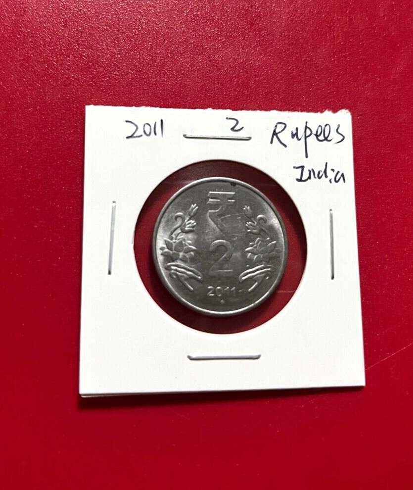 2011 INDIA 2 RUPEES COIN - NICE WORLD COIN !!!