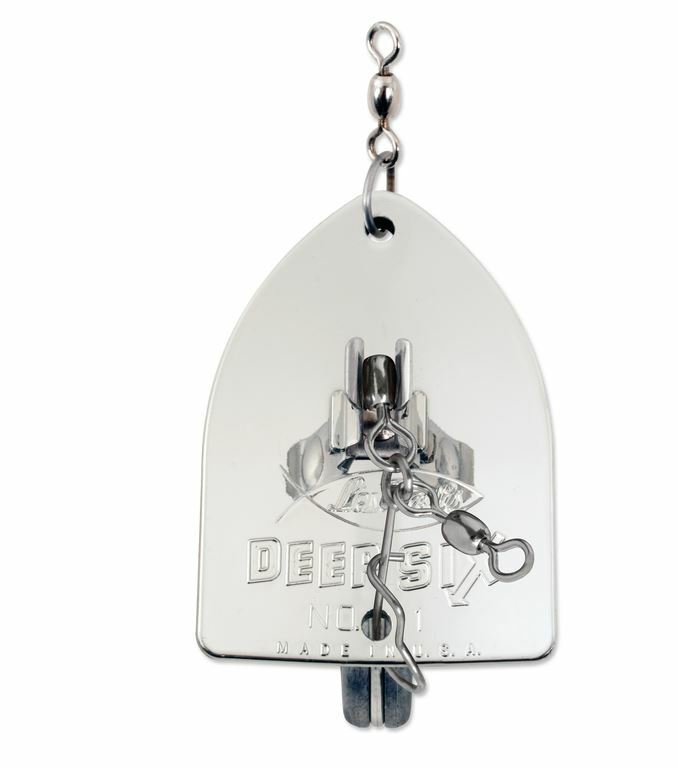 Luhr Jensen Deep Six 000 - Silver - 40' Running Depth Trolling