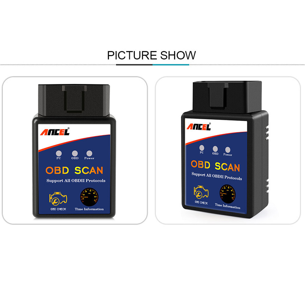 ANCEL ELM327 V1.5 Bluetooth Diagnostic Scan Tool OBD2 Code Reader Check Engine