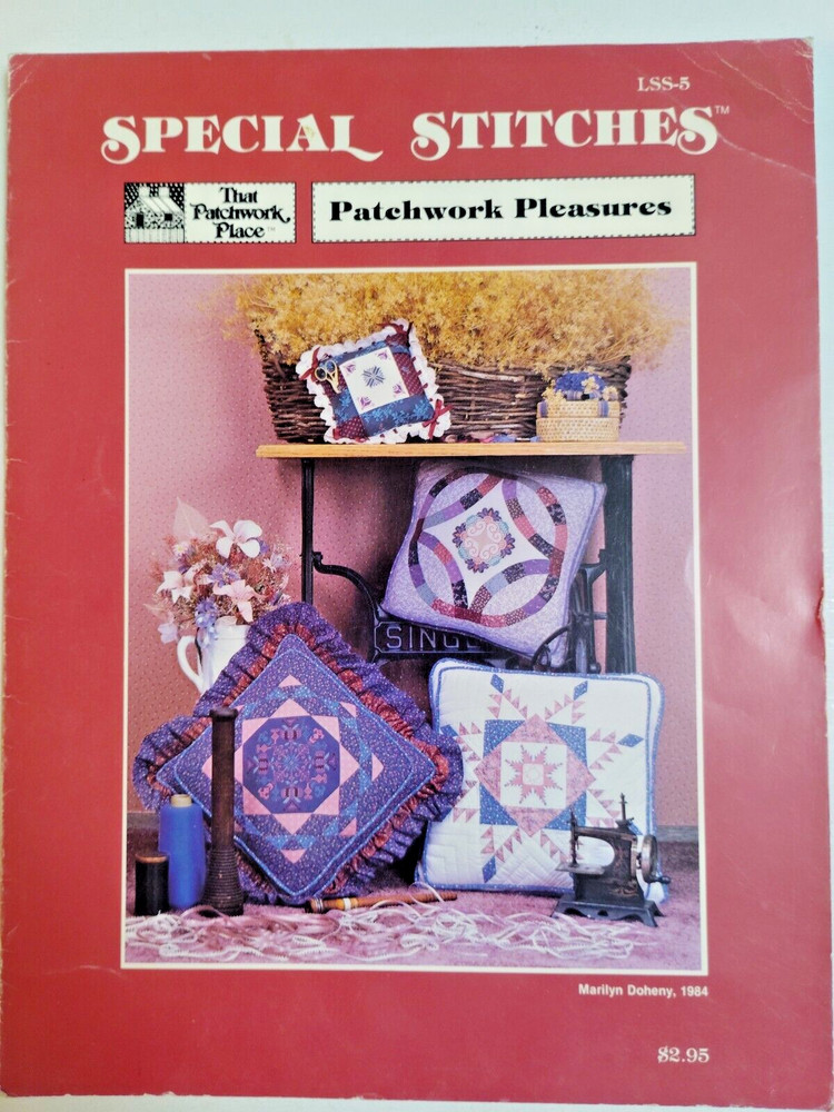 Cross Stitch Pattern Quilted Leaflet LSS5 Special Stitches Patchwork Place VTG