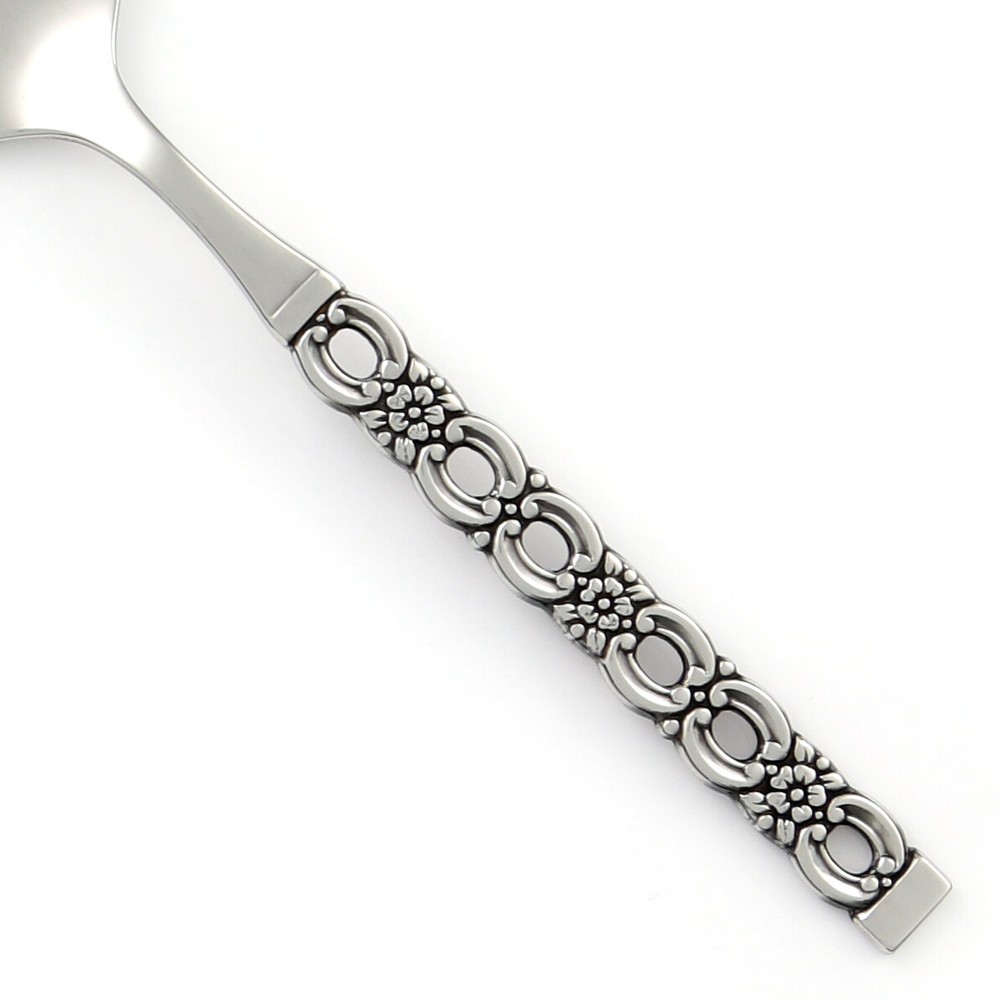 Oneida APPLIQUE Stainless Deluxe Glossy Black Accent Silverware CHOICE Flatware