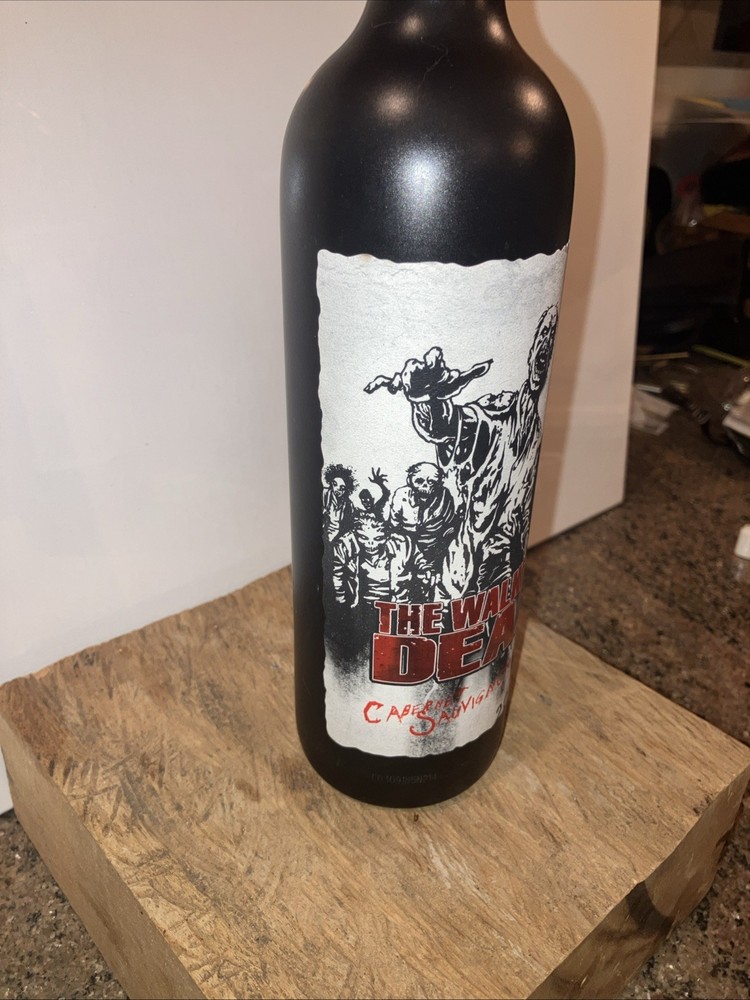 The Walking Dead Cabernet Sauvignon WINE “Empty” bottle 2016