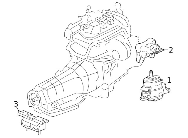 Genuine GM Trans Mount 84653921