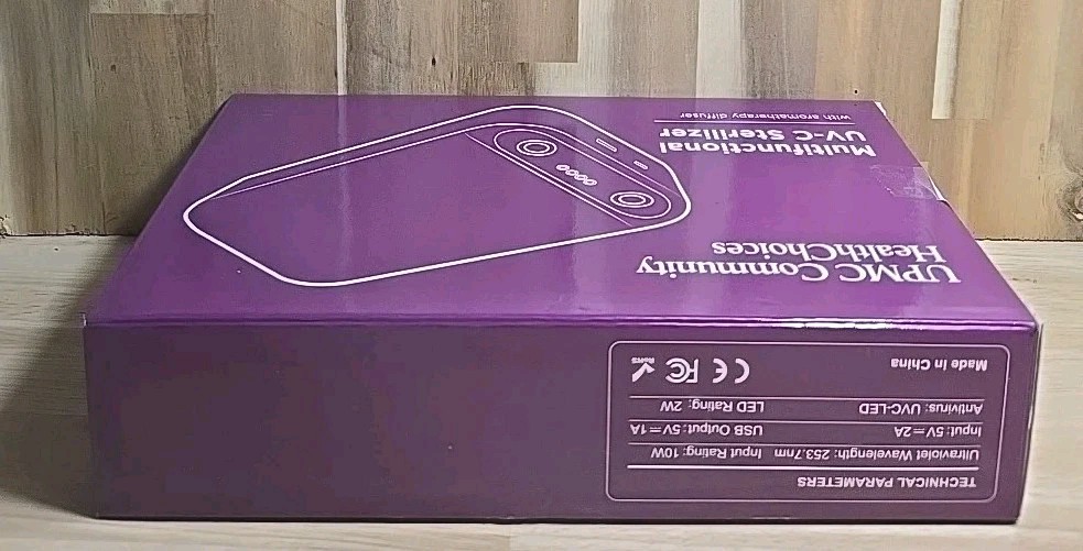 UV-C Sterilizer Multifunctional UPMC W Aromatherapy Diffuser New In Box