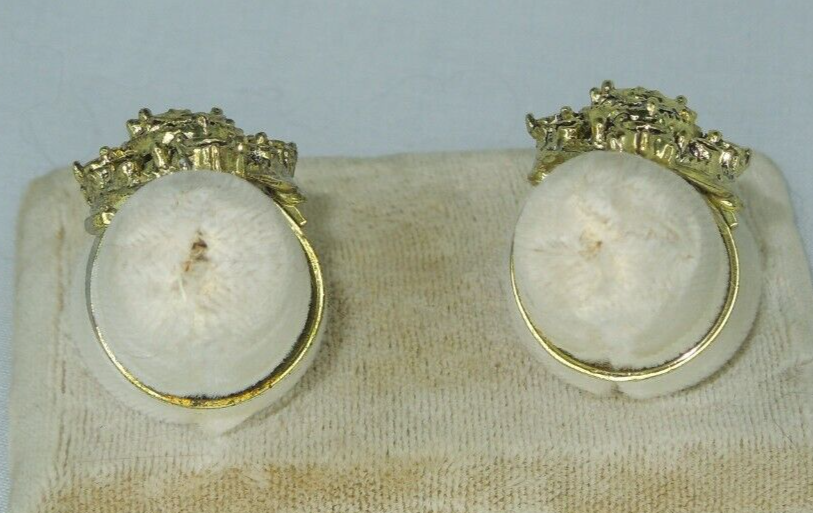 2 Ring Blanks Settings Cabochon Adjustable Antique gold Plated Brass 87V