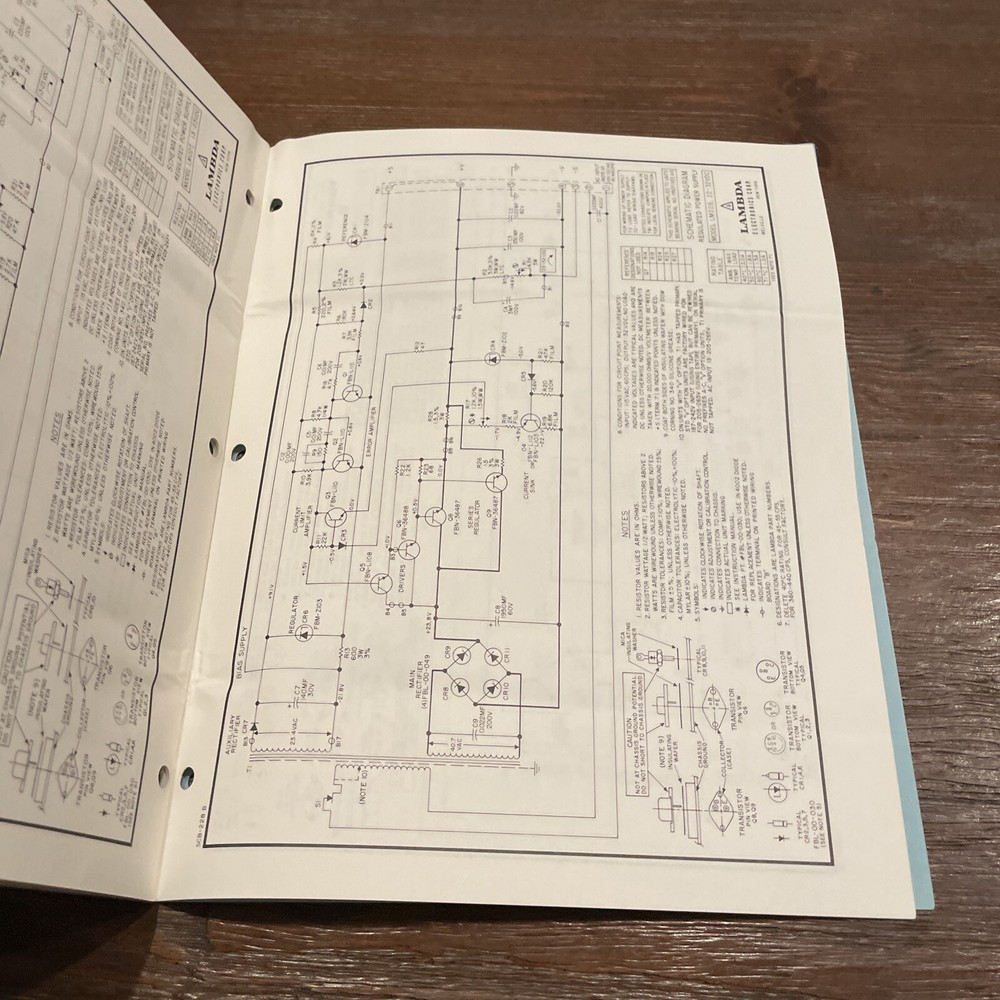 Lambda Model LM C Package Regulated Power Supply Prefixes A-D Instruction Manual