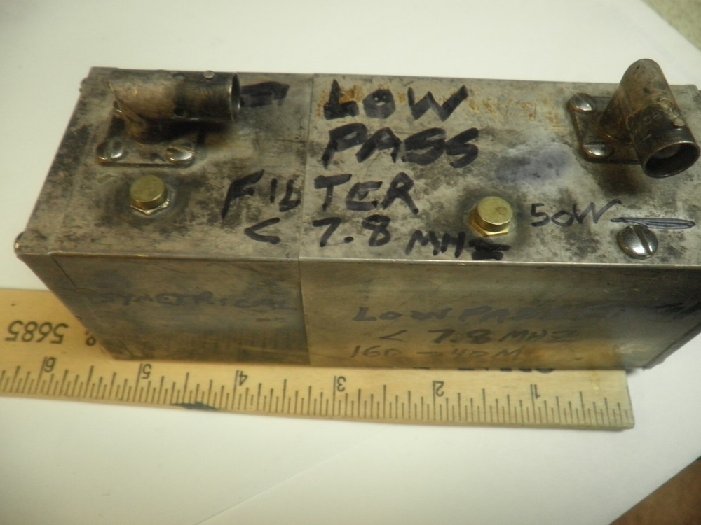 Filter, RF, Low Pass ,      7.8 MHz, 50W