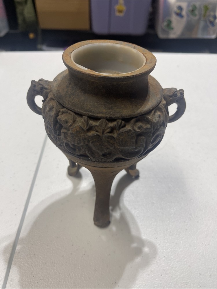 Incense Burner Cast Iron 6.5 Inches