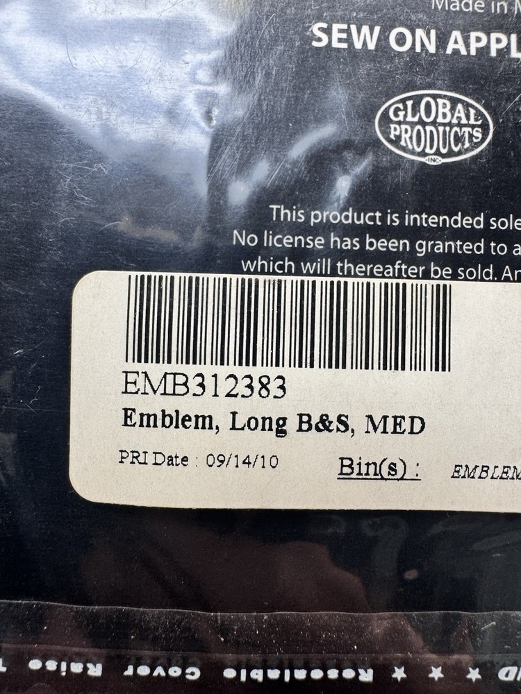 Harley-Davidson Motor Cycles Long Bar & Shield Patch - EMB312383 - Embroidered