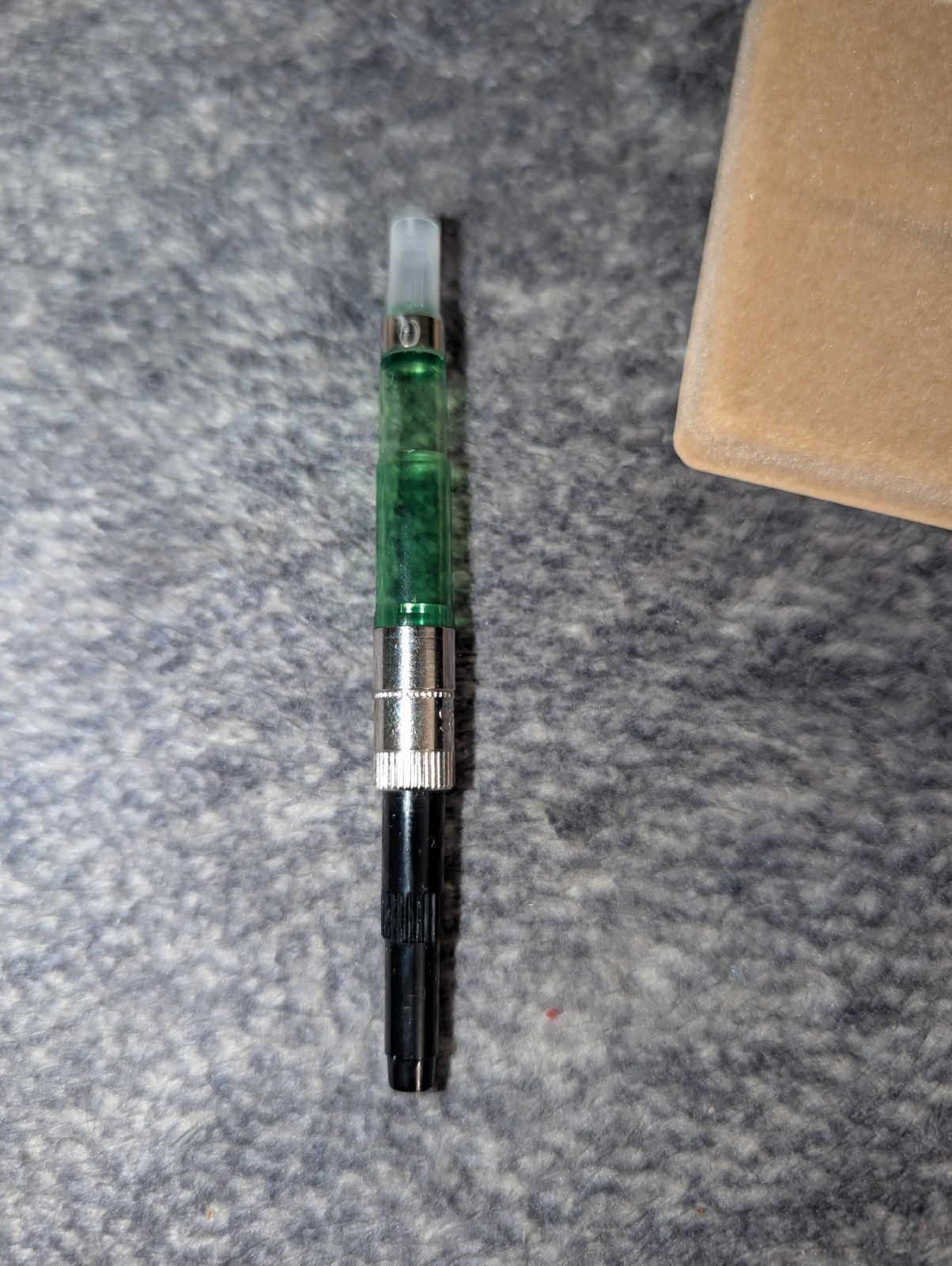 No Pen! CROSS 10K GOLD-FILLED ROLLED FOUNTAIN PEN Box & Inserts! 4506-M No Pen!