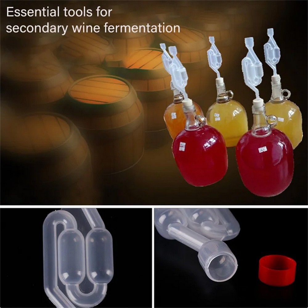 2PCS One-way Plastic Home Beer Making Tool Beer Brewing Fermentation Valve