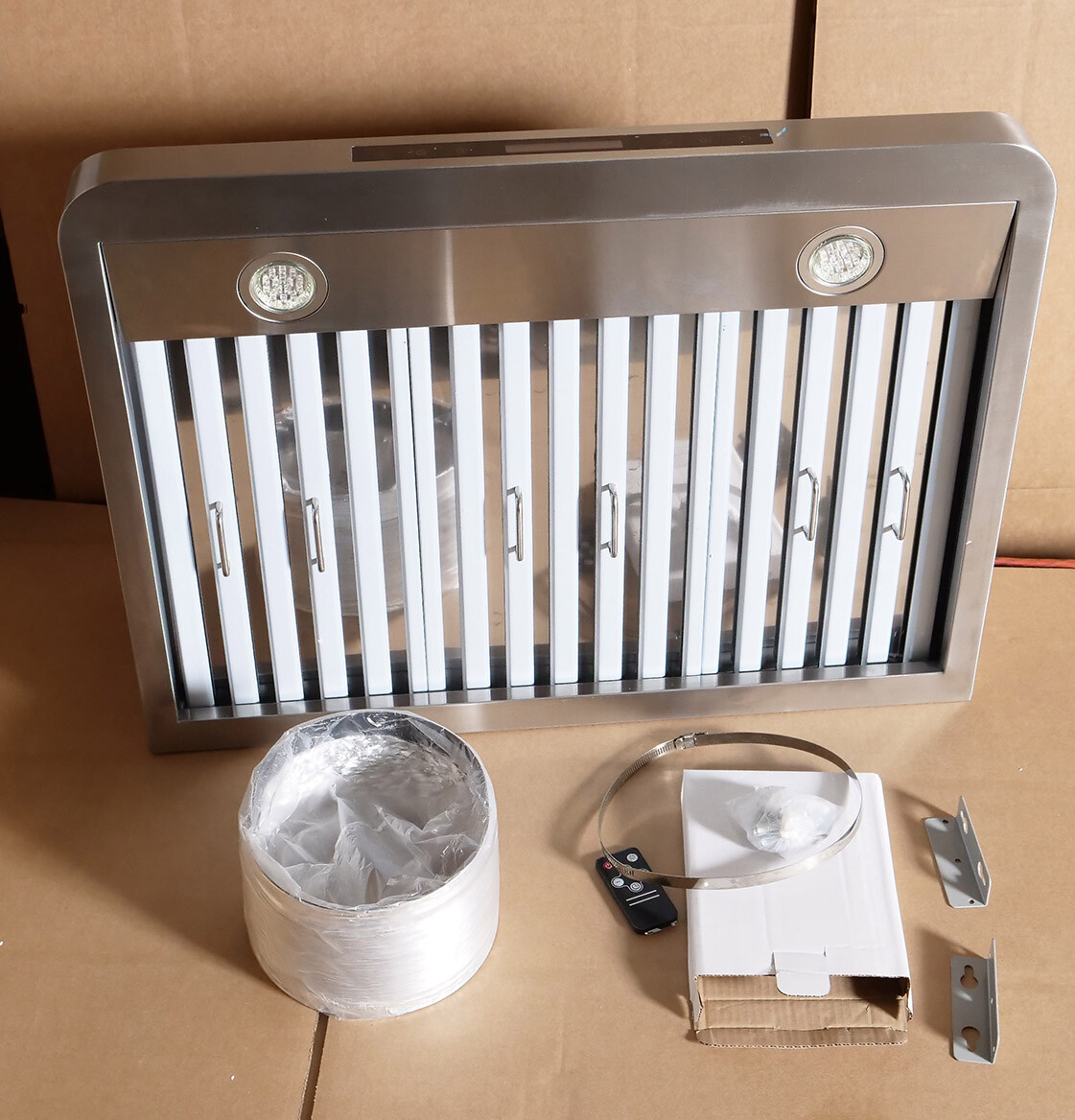 30 In. Under Cabinet Range Hood (OPEN BOX) 500 CFM, Stainless Steel LCD Controls