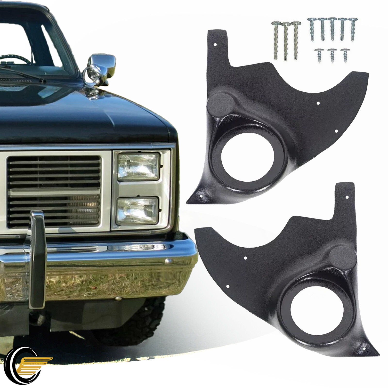 Speaker Kick Panels For 73-87 Chevy GMC Pickup Truck Jimmy Blazer Suburban