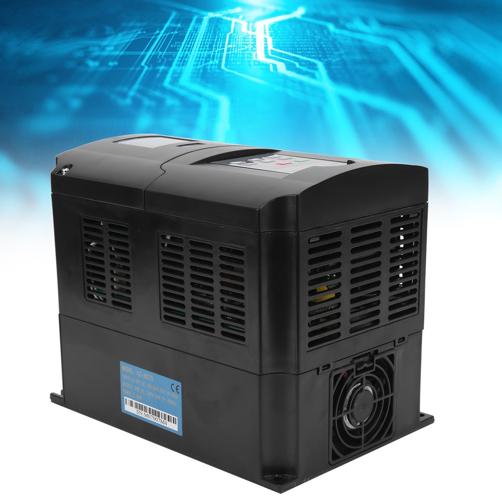 7.5KW Frequency Converter Single-Phase Input AC180V‑250V 3-Phase Output 220V