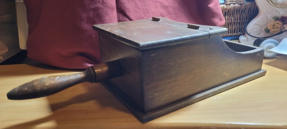 Vintage Masonic voting box with original handmade marbles