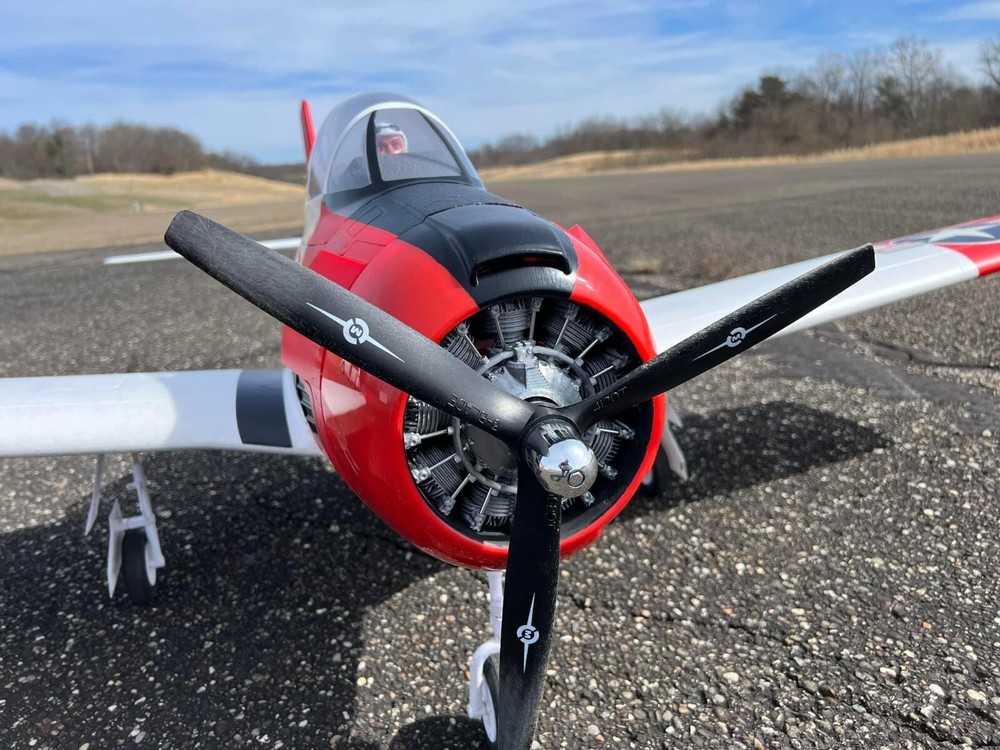 T-28 E-flite 2.0m Upgraded Direct Fit Dummy Radial Engine