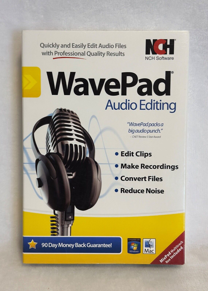WavePad Audio Editing  PC or Mac by NCH Software Edit Clips and More!!