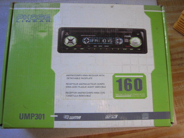 Jensen Phase Linear CD/MP3/WMA Player with Detachable Faceplate