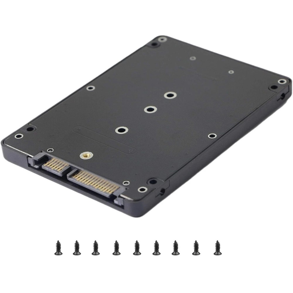 M.2 NGFF to 2.5" SATA Converter 6Gbps Enclosure Support B&M Key Win/Linux