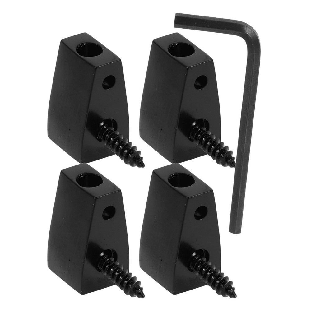 4 Pcs Headless Bass Tuner String Nut Guitar Locks 4-String Locking