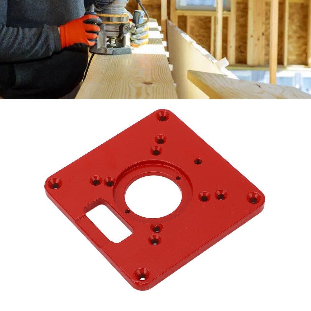 Universal Router Table Insert Plate For Precise Alignment In Woodworking