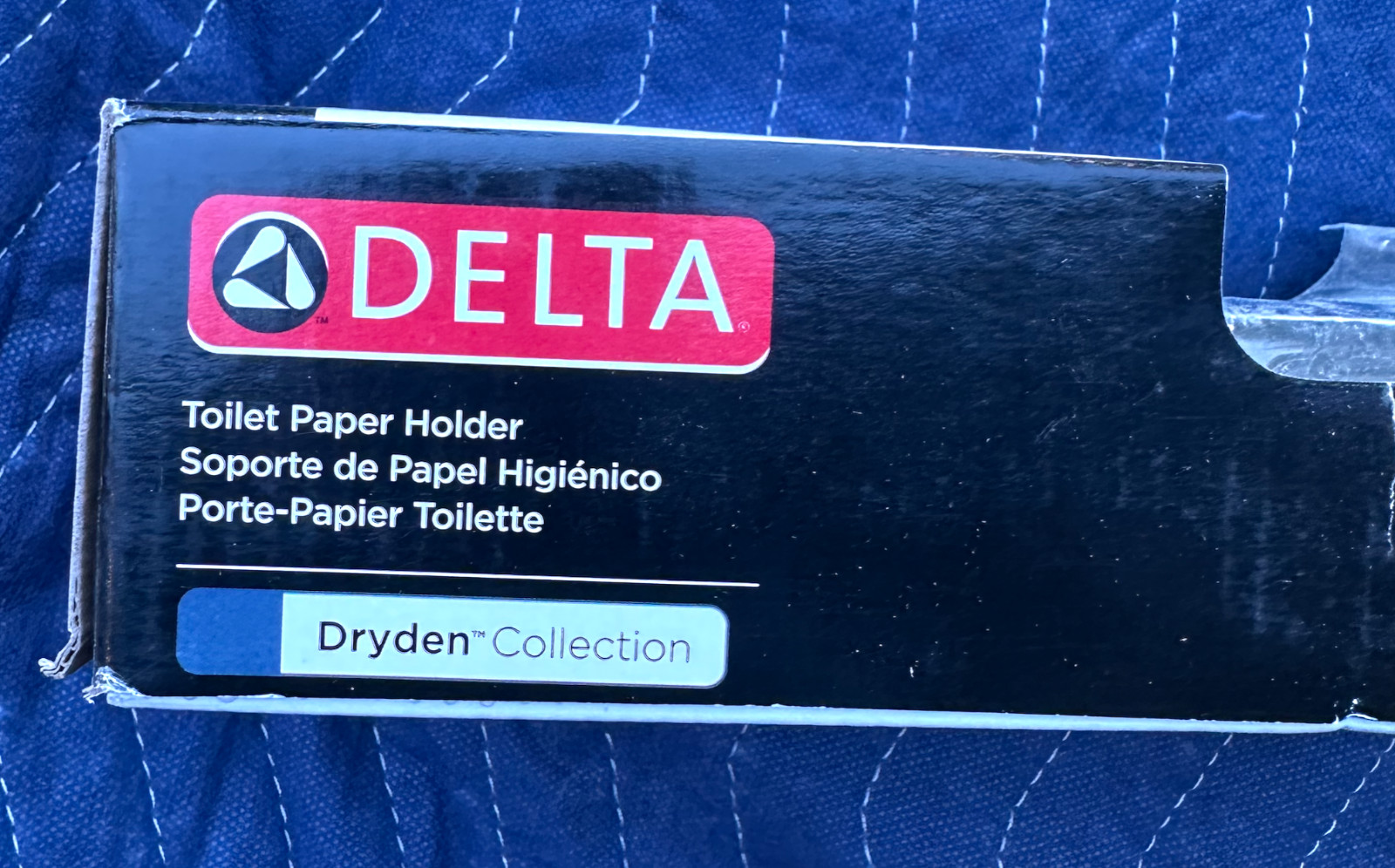 New Delta Dryden Pivoting Toilet Paper Holder Brilliance Stainless 75150-SS