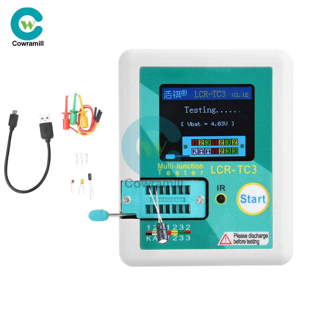 LCR-TC1 Multifunction Transistor Tester Diode Triode Capacitance Meter LCR ESR