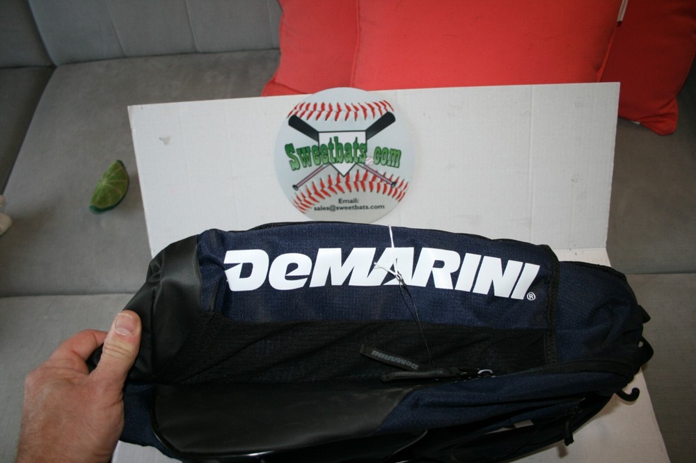 Demarini Aftermath Backpack Equipment Bag Blue Black Back Pack Baseball Softball