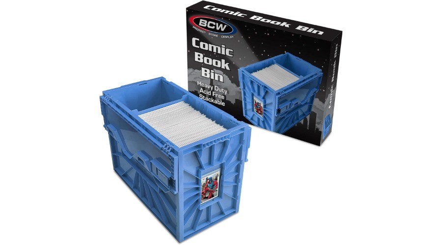 Short Comic Book Case | Holds 150 Comics | Stackable Plastic Organiser |