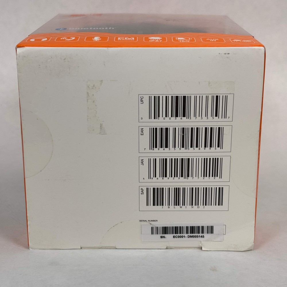 New JBL WIND 2 Portable Wireless Bluetooth Speaker Black JBLWIND2