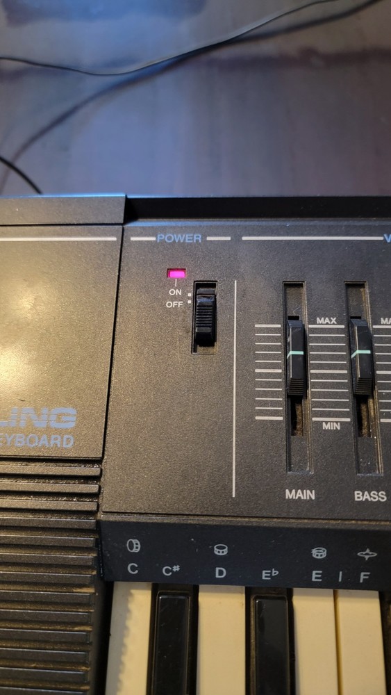 Casio SK-2100 Sampling Keyboard, Vintage Casio Sampling Keyboard