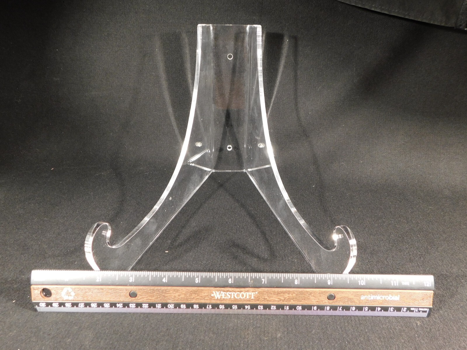 Easel Display Stand Clear Lucite X Large Size Wall Mountable