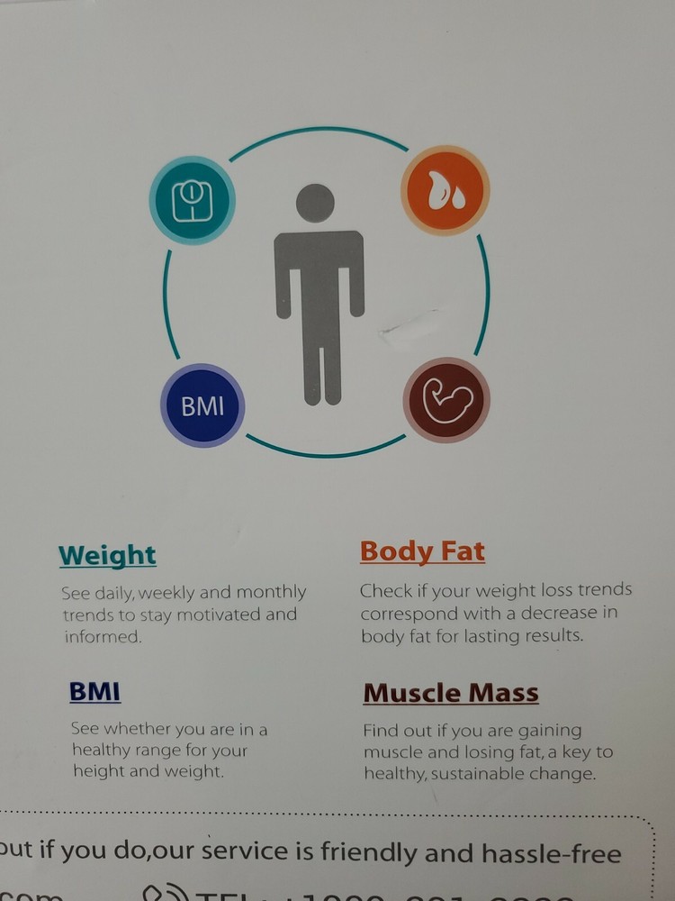 ZOETOUCH Bluetooth Body Fat Scale with iOS & Android App, Smart Digital Bathroom