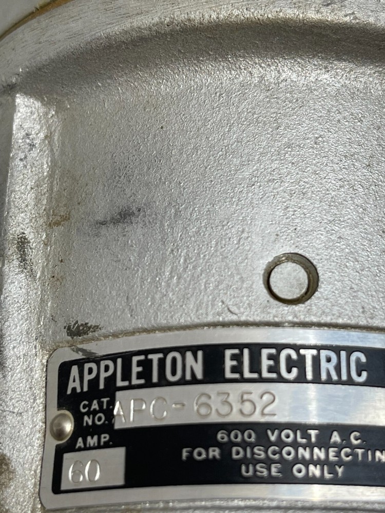 Appleton AEP-6352 Male Pin & APC-6352