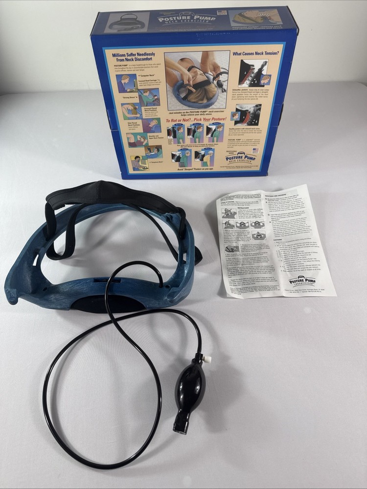 Posture Pump Disc Hydrator Neck Exerciser Cervical Disc Hydrator Made In USA