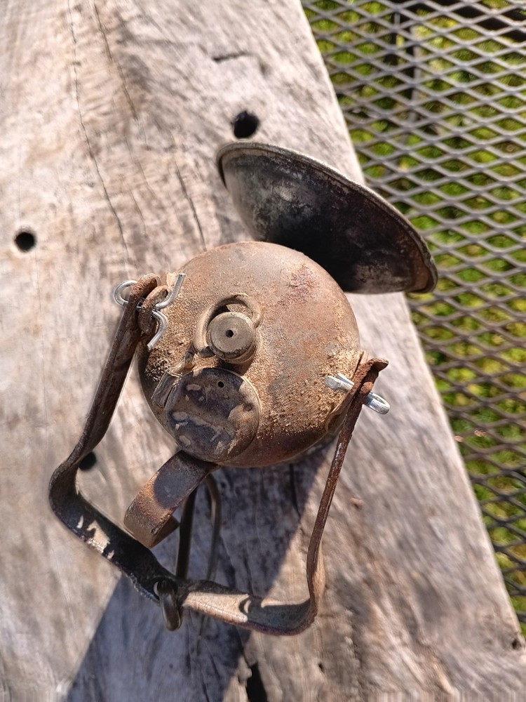 Antique Coal Mining Cart Lantern