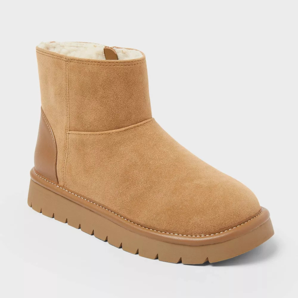 Girls' Honor Faux Suede Style Boots - Cat & Jack