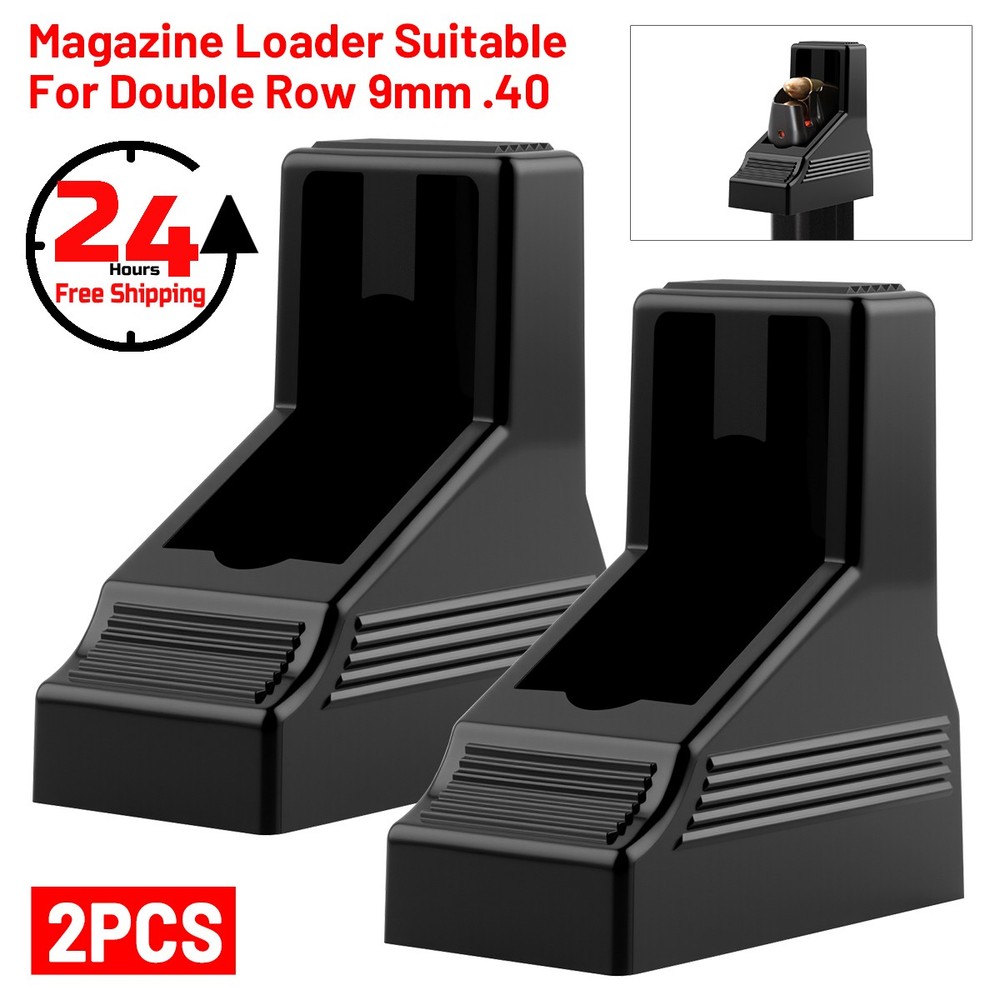 2Pcs Magazine Loader Magazine Speed Loader for Most Double Stack 9mm & .40 S&W