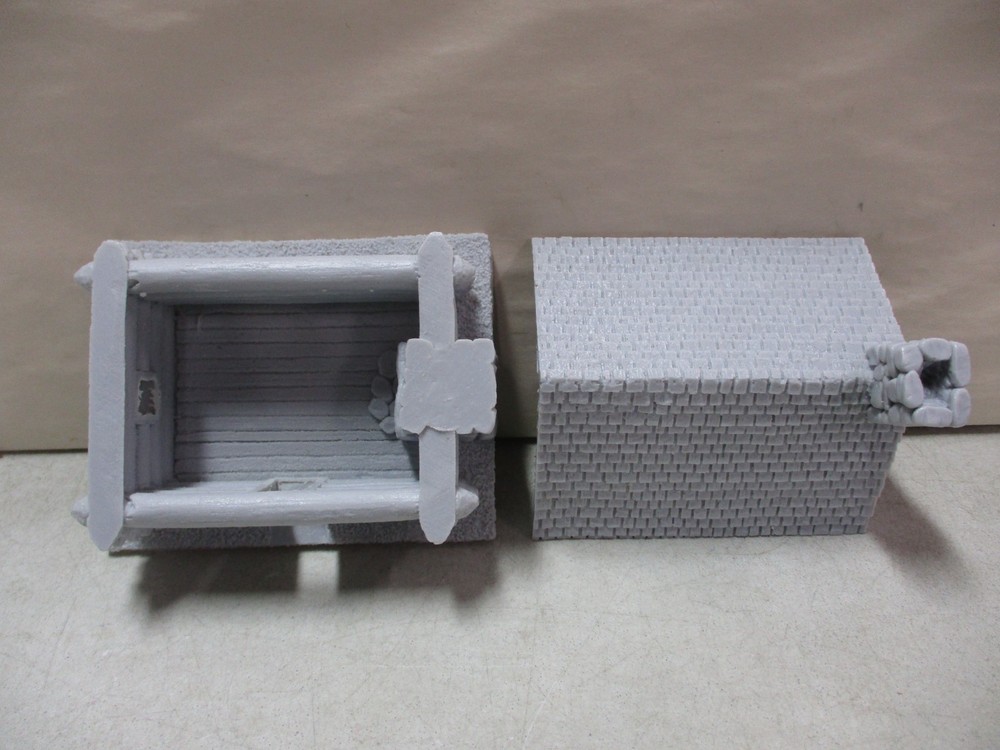 Resin Log Cabin for Wargaming