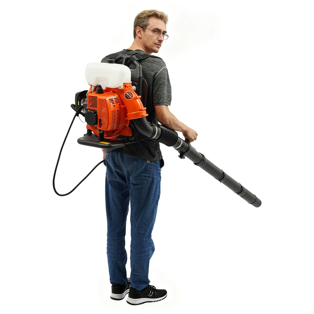 2-stroke Leaf Blower Tool Manual Gasoline Power Backpack Dust Blowing Machine