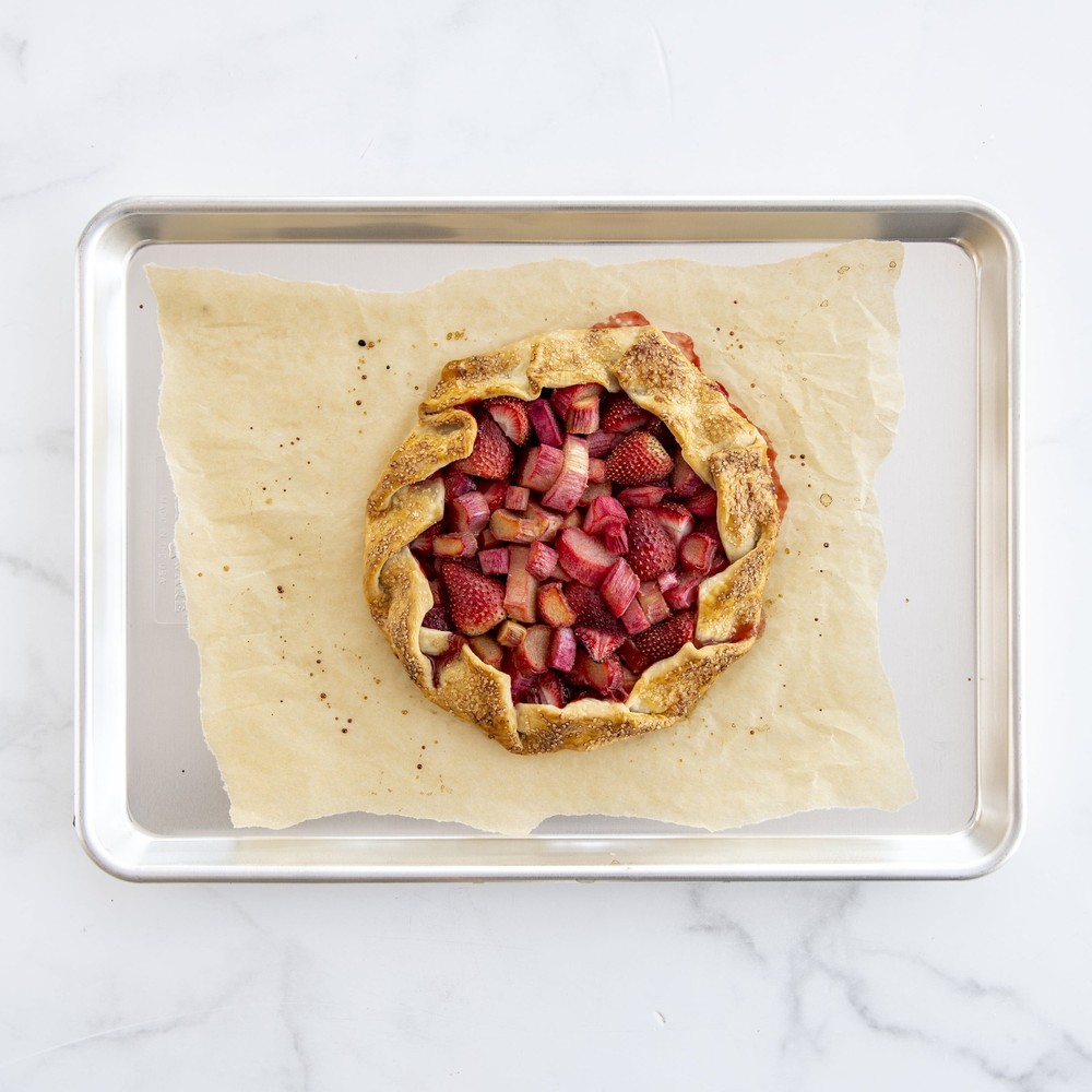 Naturals 18" X 13" Aluminum Half Sheet, Rectangular Cookie & Baking Sheet Pan