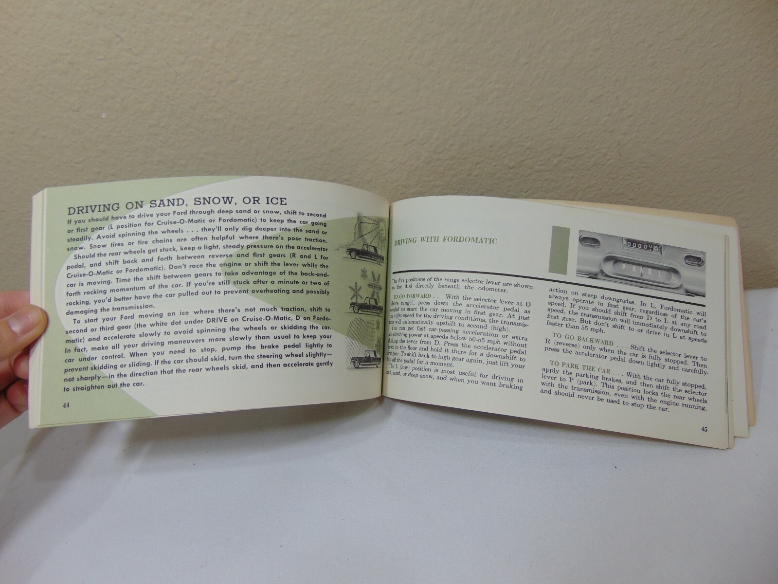 VINTAGE 1961 FORD CAR OWNER'S MANUAL FAIRLANE 500 TOWN RARE