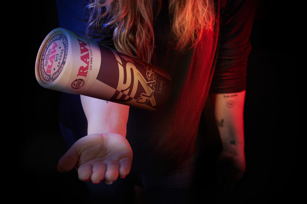 RAW Lean Cones | 100 Pack | Pre-Rolled Rolling Paper with Tips