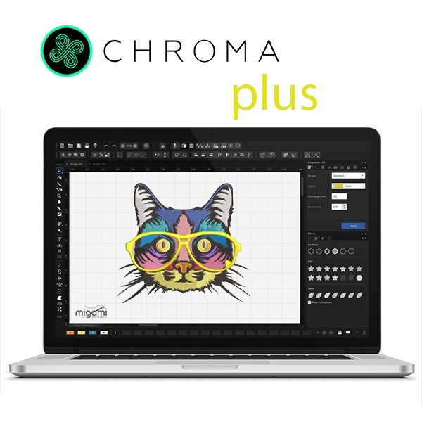 DISCOUNTED Ricoma Chroma PLUS Digitizing Software for Embroidery Machine
