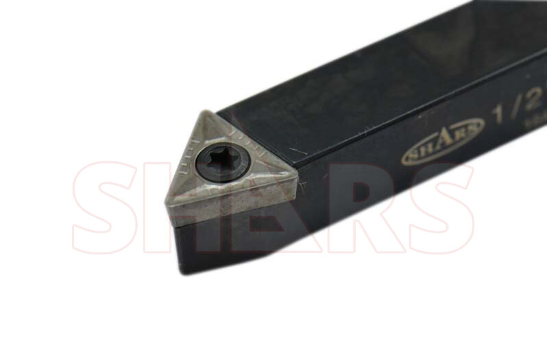 SHARS 5PC 1/2" INDEXABLE TURNING TOOL BIT + INSERTS + CERTIFICATE Save $30.00 ^]
