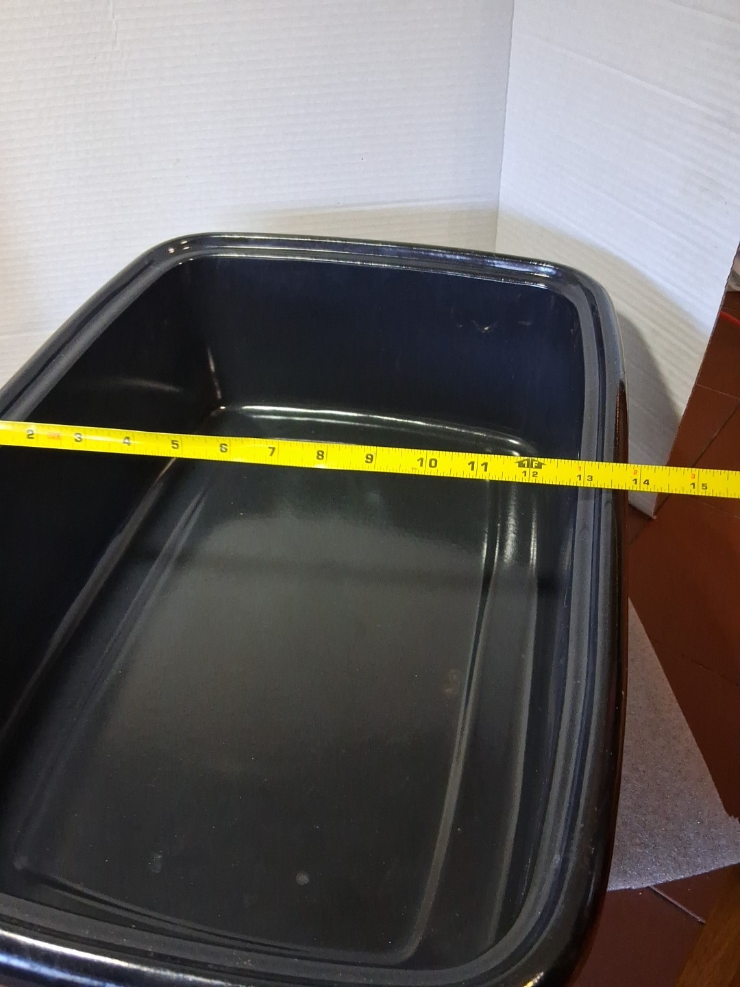 Vtg Enamelware Internal Pan For General Electric Roaster 123C19 Replacement Part