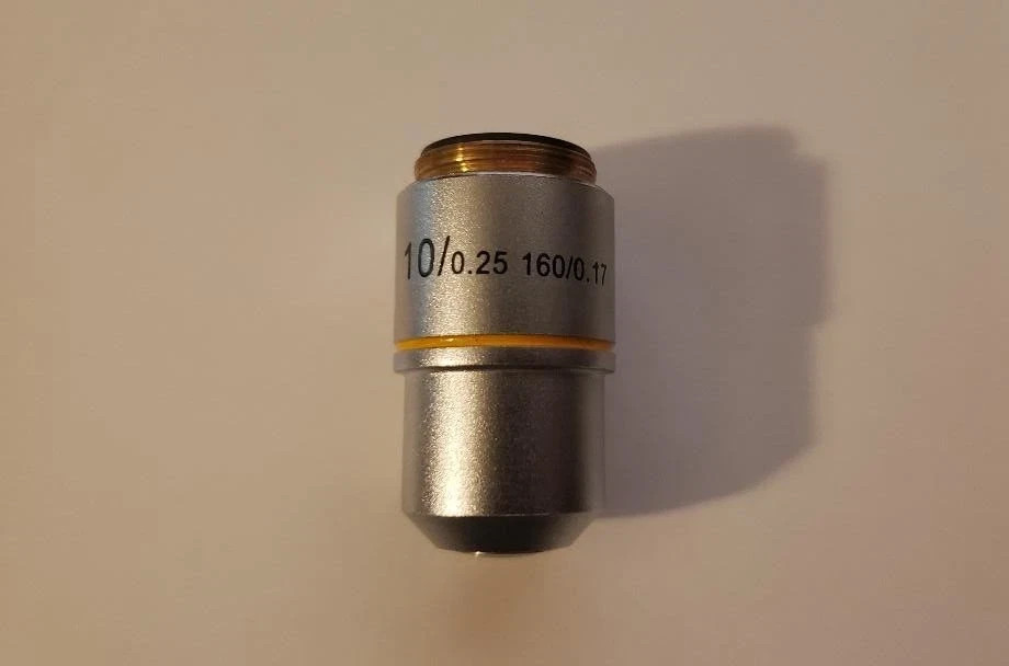 Objective Microscope Lens 10-0.25 160/0.17
