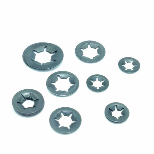 680pcs Internal Tooth Star Lock Washers Assortment Kit Push on Locking Washers